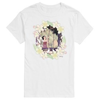Disney Princess Big & Tall Snow White Flowers Graphic Tee