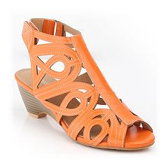 Orange on sale dressy sandals