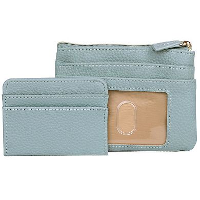 Julia Buxton RFID-Blocking Pebble Large ID Coin Case