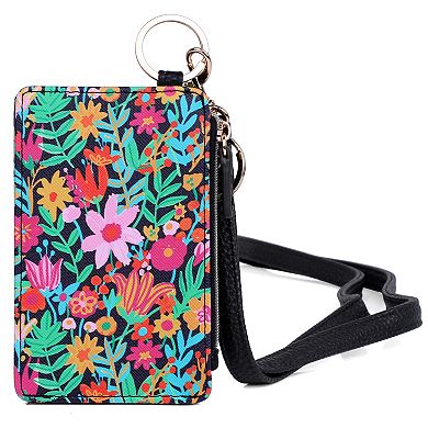 Julia Buxton RFID-Blocking Liberty Floral Everywhere Lanyard
