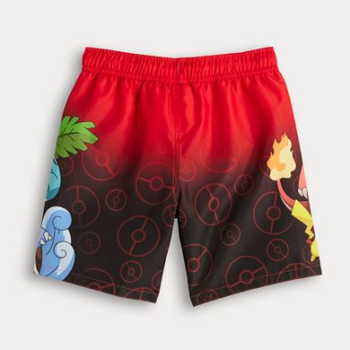 Boys 4-14 Pokemon Swim Trunks