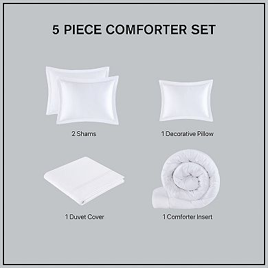 Madison Park Signature Luxury Cotton Sateen Comforter Set