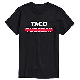 Big & Tall Taco Crossed Out Graphic Tee