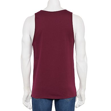 Men's Vans Burgundy Graphic Tank Top