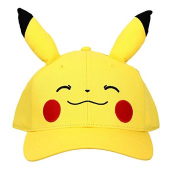 Men's Pokemon Pikachu Big Face Snapback Hat