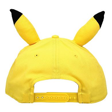 Men's Pokemon Pikachu Big Face Snapback Hat