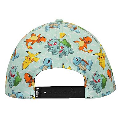 Men's Pokemon AOP Starter Snapback Hat