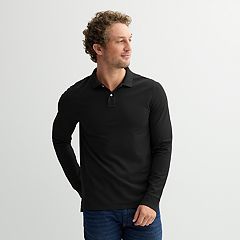 Long sleeves cotton polo - Man