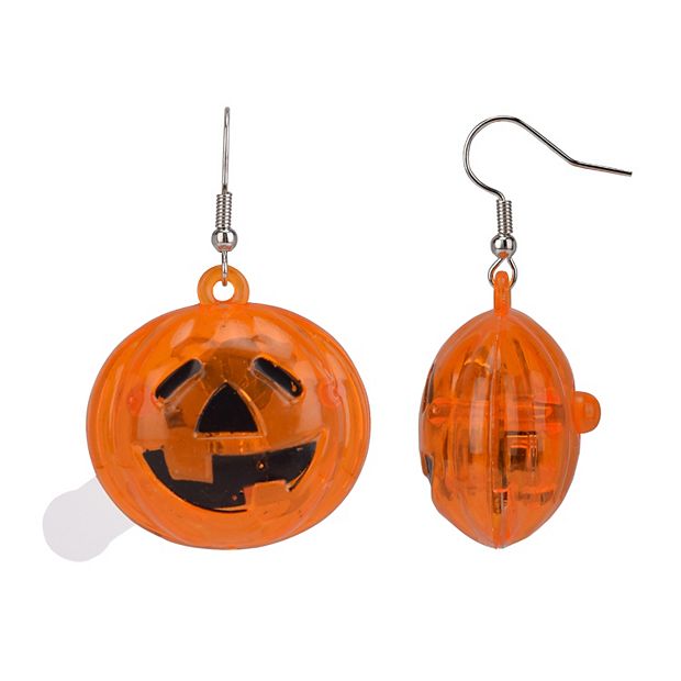 Light up deals pumpkin earrings