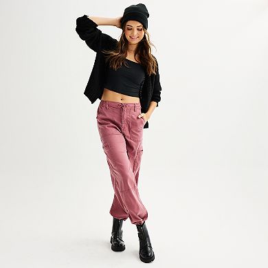 Juniors' SO® Long Sleeve Open Front Cardigan