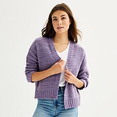 Kohls purple outlet sweater