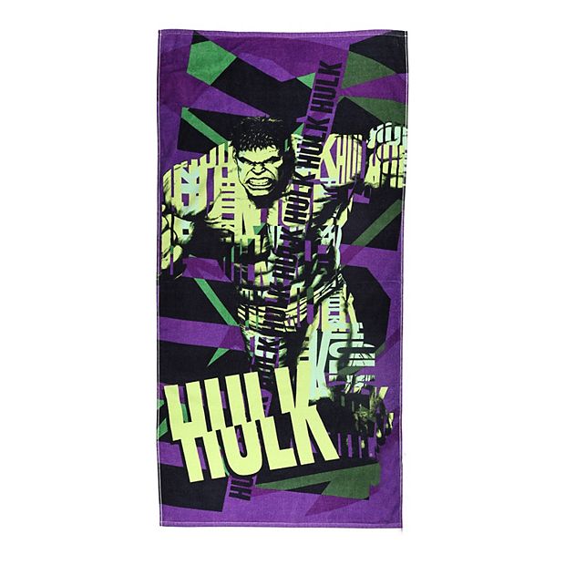 Incredible hulk beach towel sale