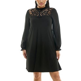 Women's Nina Leonard Chiffon Ruffle Dress