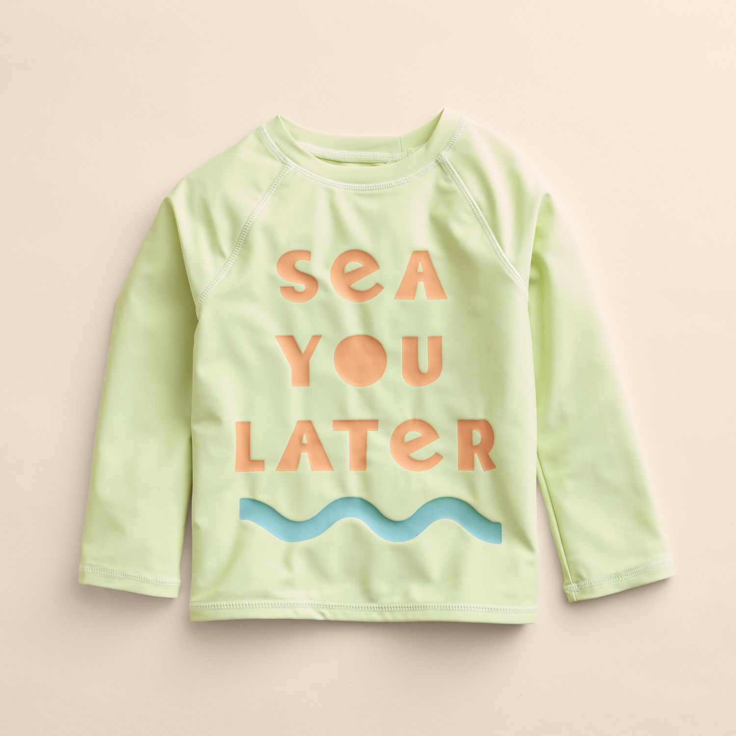 Kids 4-12 Little Co. by Lauren Conrad Raglan Rash Guard - Sea You Later (12)