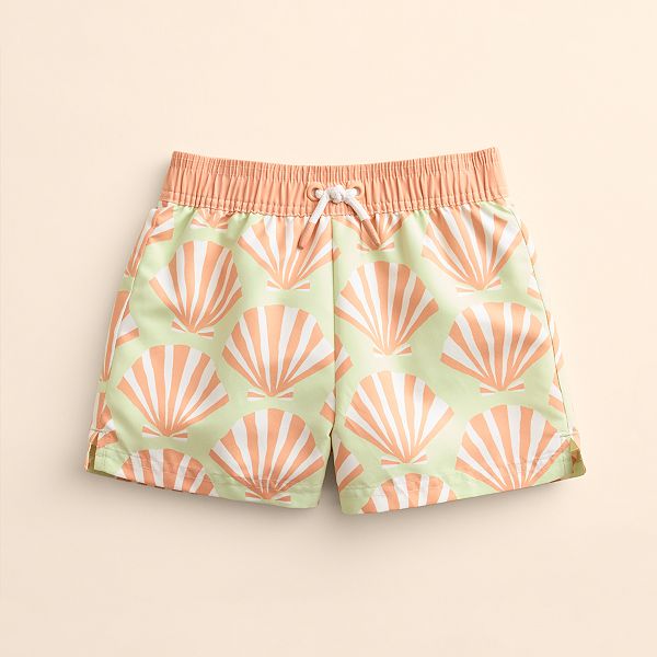 Kids 4-12 Little Co. by Lauren Conrad Swim Trunks - Lime Shell Print (8)