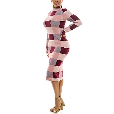 Women's Nina Leonard Jacquard Sheath Dress