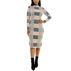 Grey Sweater Dresses for Women