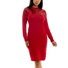 Kohls red clearance sweater dress