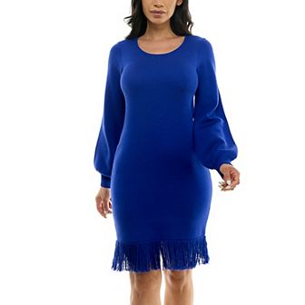 Women's Nina Leonard Sheath Sweater Dress