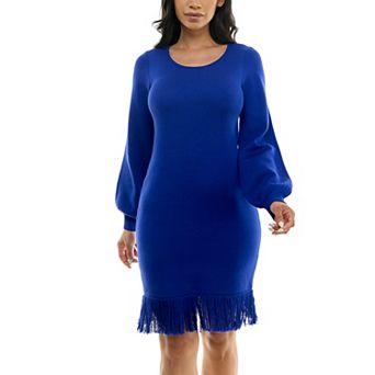Women's Nina Leonard Sheath Sweater Dress