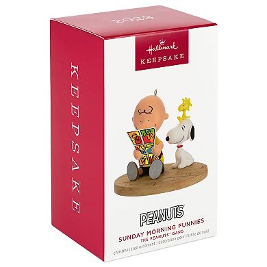 Hallmark Peanuts Gang Sunday Morning Funnies Christmas Ornament