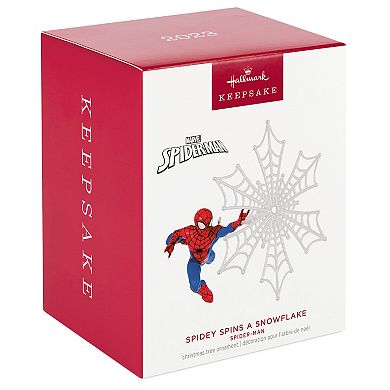Marvel Spider-Man Spidey Spins a Snowflake Hallmark Keepsake Christmas Ornament