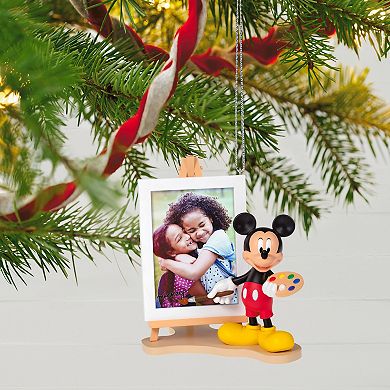 Disney's Mickey Mouse Picture Perfect Photo Frame Hallmark Christmas Ornament