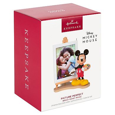 Disney's Mickey Mouse Picture Perfect Photo Frame Hallmark Christmas Ornament