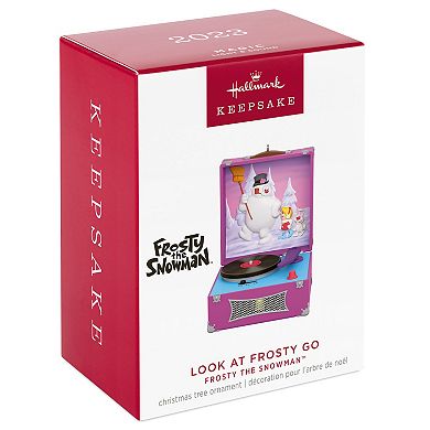 Frosty the Snowman Look at Frosty Go With Light and Sound Hallmark Keepsake Christmas Ornament