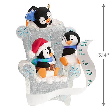 Hallmark Long Letter to Santa Penguin Christmas Ornament