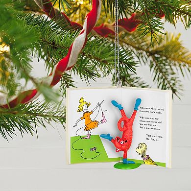 Hallmark Dr. Seuss's Fox in Socks Who Sews Whose Socks Keepsake Christmas Ornament