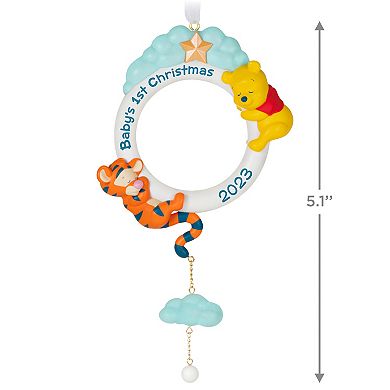 Disney's Winnie the Pooh Hallmark Baby's First Christmas 2023 Keepsake Christmas Ornament