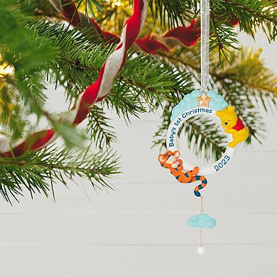 Disney's Winnie the Pooh Hallmark Baby's First Christmas 2023 Keepsake Christmas Ornament