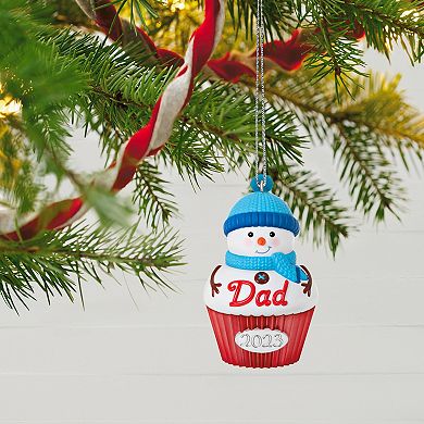 Hallmark Dad Cupcake 2023 Keepsake Christmas Ornament