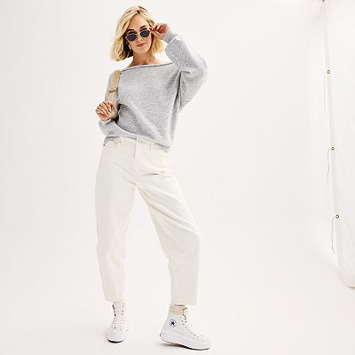 Juniors' SO® Slouch Off Shoulder Sweater