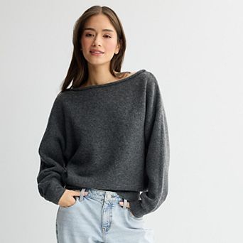 Juniors' SO® Slouch Off Shoulder Sweater