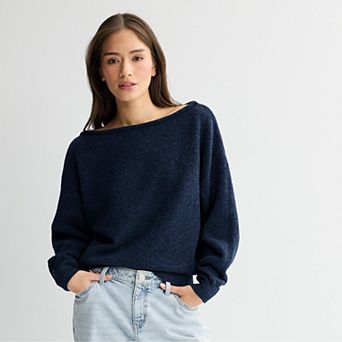 Juniors' SO® Off Shoulder Sweater