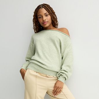 Juniors' SO® Slouch Off Shoulder Sweater
