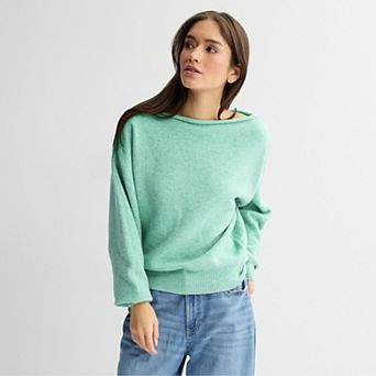 Juniors' SO® Off Shoulder Sweater