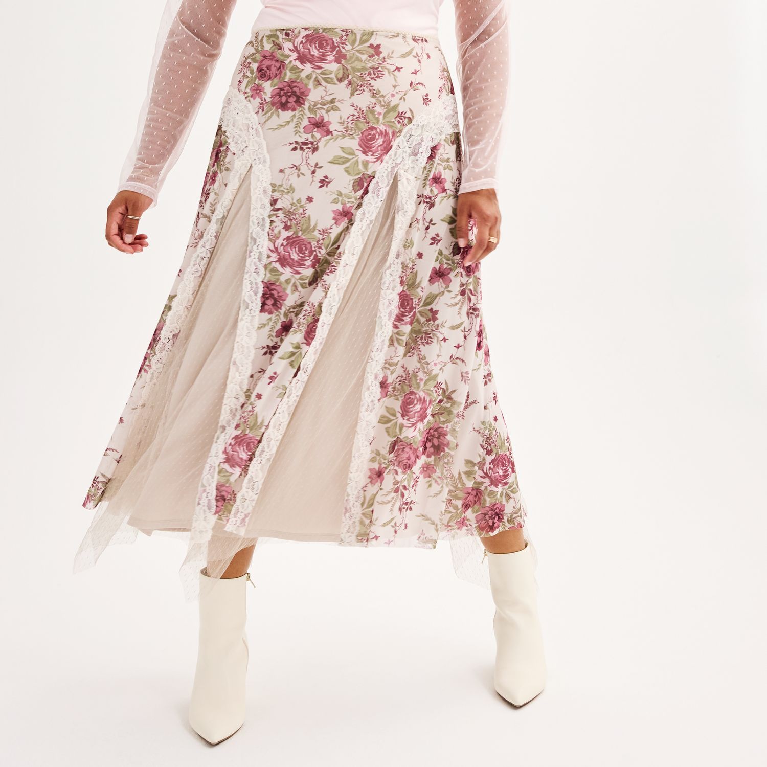 Floral maxi outlet skirt kohls