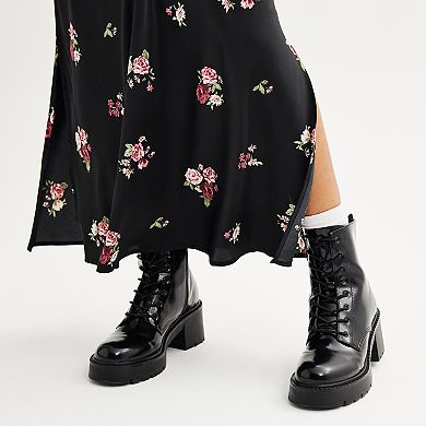 Juniors' SO® Floral Slip Dress With Side Slit