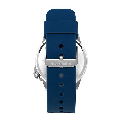 Men's Columbia Timing Sandblasted Silicone Strap Watch