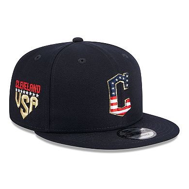 Men's New Era Navy Cleveland Guardians 2023 Fourth of July 9FIFTY ...