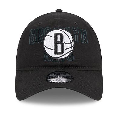 Men's New Era  Black Brooklyn Nets 2023 NBA Draft 9TWENTY Adjustable Hat