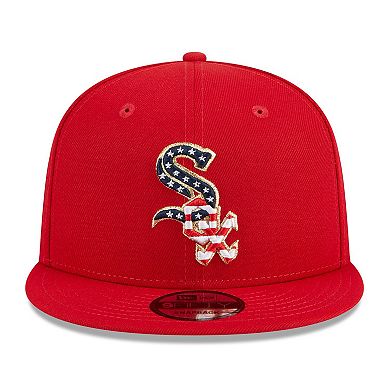 Men's New Era Red Chicago White Sox 2023 Fourth of July 9FIFTY Snapback Adjustable Hat