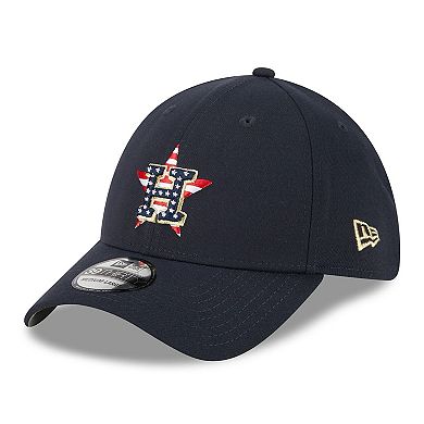 Men's New Era  Navy Houston Astros 2023 Fourth of July 39THIRTY Flex Fit Hat