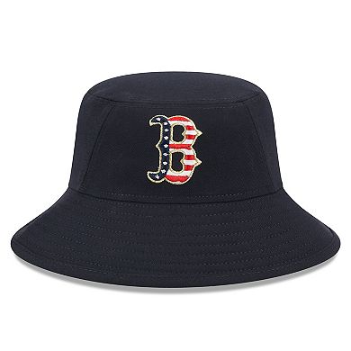 Men's New Era Navy Boston Red Sox 2023 Fourth of July Bucket Hat