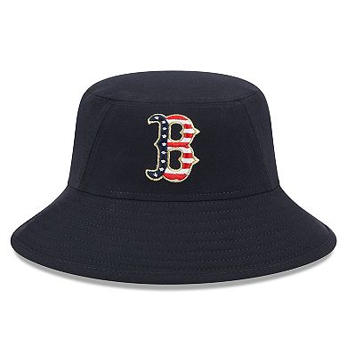 Men's New Era  Navy Boston Red Sox 2023 Fourth of July Bucket Hat