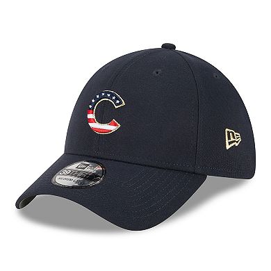 Men's New Era Navy Chicago Cubs 2023 Fourth of July 39THIRTY Flex Fit Hat