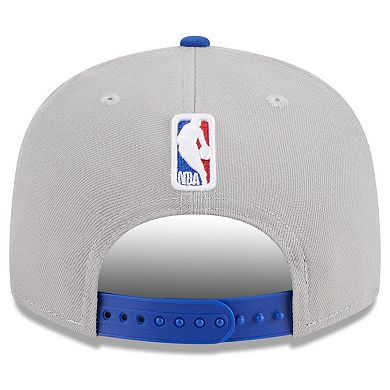 Men's New Era Gray/Royal Philadelphia 76ers 2023 NBA Draft Two-Tone 9FIFTY Snapback Hat